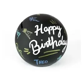 HMF 48924 Spardose Kugel mit Schlüssel Sparbüchse Durchmesser 10 cm