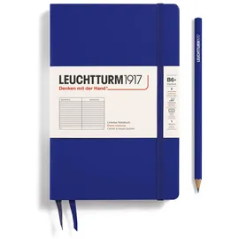 Leuchtturm1917 Notizbuch B6+ Blau liniert
