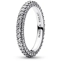 Pandora 192627C01 Damen-Ring Zeitloses Pavé Silber, 52/16,6