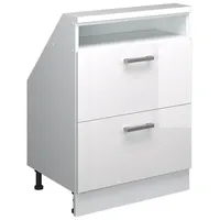 Vicco Rion 60 x 81,6 x 46 cm Weiß Hochglanz