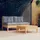 vidaXL Garten-Lounge-Set 3-tlg. grau