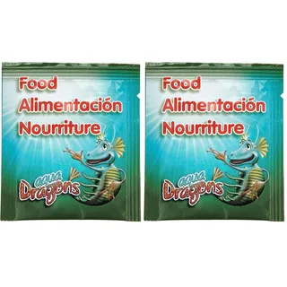 Aqua Dragons 02ADFO Futter, Mehrfarben, 1 unité (Lot de 1) (Packung mit 2)