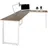 Schreibtisch Workspace Basic I Walnuss Nachbildung/weiß
