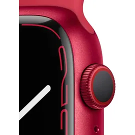 Apple Watch Series 7 GPS + Cellular 45 mm Aluminiumgehäuse (product)red, Sportarmband (product)red