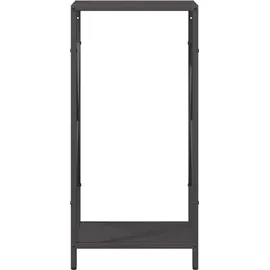vidaXL Kaminholzregal Kaltgewalzter Stahl 34 x 25 x 70 cm Schwarz