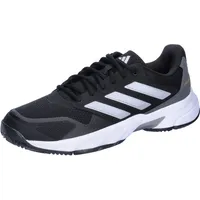 Adidas Courtjam Control 3 Tennisschuh Core Black / Silver Metallic / Grey Four 40 2/3