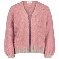 Cartoon Strickjacke rosa 44