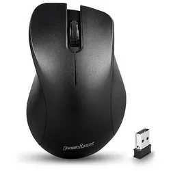 Perixx PERIMICE-621 B, Kabellose Maus mit geräuschlosen Klicks und Ergo Design