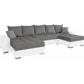 Collection AB Wohnlandschaft, mit Bettfunktion, Bettkasten, und links oder rechts montierbarer XXL-Recamiere, inklusive Federkern und Zierkissen