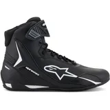 Alpinestars Faster-4 Motorrad Schuhe schwarz/weiß, 10 43)