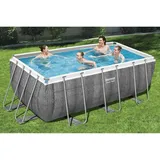 BESTWAY Power Steel Rechteckig 412 x 201 x 122 cm 3202536