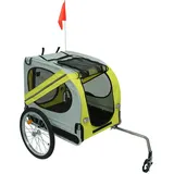 Hund Fahrradanhänger Hundeanhänger Anhänger Hundetransporter Fahrrad Anhänger  (gelb)