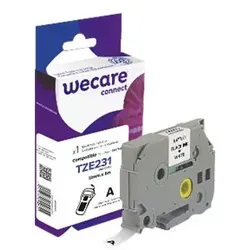 Armor Wecare connect - Weißer Hintergrund mit schwarzen Buchstaben - Rolle (1,2