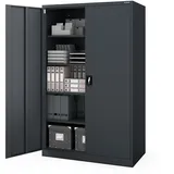 Jan Nowak JAN II Aktenschrank 115 x 60 x 185 cm Anthrazit