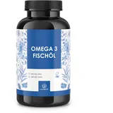 NATURALKRAFT® Premium Omega 3 Fischöl – 2000 mg Fischöl pro Tagesdosis mit 600 mg Omega-3, 360 mg EPA & 240 mg DHA – Hochdosiert, Laborgeprüft und Nachhaltig - 180 Kapseln