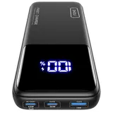 INIU Power Bank, 20000mAh 65W Powerbank Klein Aber Stark Phone & Laptop, Externe Handyakkus USB C Input&Output, Kompatibel mit MacBook Pro Surface Go iPad iPhone 16 15 14 Pro Max Plus Steam Deck etc