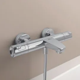 Ideal Standard Badethermostat Aufputz Ceratherm T50 mit Handbrauseset Chrom