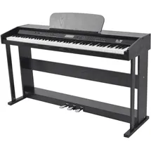 vidaXL Digitalpiano mit 88 Tasten und Pedalen Schwarz Melaminplatte