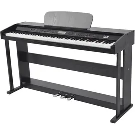 vidaXL Digitalpiano mit 88 Tasten und Pedalen Schwarz Melaminplatte