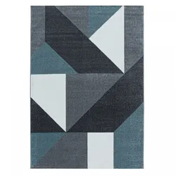 Wunderschöne Kurzflor Teppich, Moderner Designer Teppich rechteckig, Höhe 11 mm