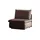 Sofa.de Schlafsessel Etta Kunstleder 88 x 88 x 96 cm Braun mit Schlaffunktion