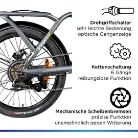 Zündapp ZT20R 2024 20 Zoll RH 35 cm grau/grün