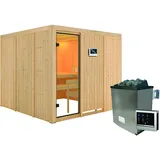 Karibu Arvika inkl. 9 kW Ofen + ext. Steuerung