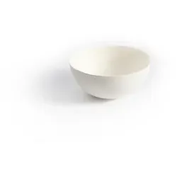 Bagastro Schüssel rund 300ml, 40 Stück, Servierschüssel aus biologisch abbaubaren und nachwachsendem Rohstoff, Maße (Ø x H): 110 x 50 mm