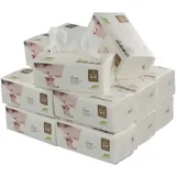 Ikando 4-Lagige Weiche Taschentücherboxen Taschentücher Papier Box, 100 Blatt pro Packung, 16 Packung