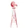 Wiltec Windrad 245 cm Rot
