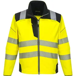Warnschutz Softshelljacke "T402" PW3 - XS - gelb/schwarz