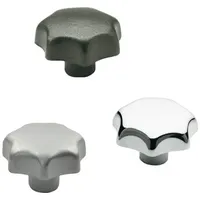GANTER Sterngriff DIN 6336 mit Gewindebuchse - 6336-KT-40-M8-K
