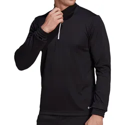 adidas Entrada 22 Halfzip Herren Trainings-Pullover nachhaltiges Sport-Shirt mit AEROREADY Technologie H57544 Schwarz - L