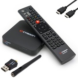 Octagon SX988 4K UHD H.265 HEVC Internet Smart TV Set-Top Box - Multi-Boot Receiver und Sat to IP TV, DLNA, YouTube, Web-Radio, gratis EasyMouse HDMI-Kabel + 600 Mbit/s WLAN USB Stick