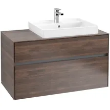 Villeroy & Boch Collaro Waschbeckenunterschrank 100 x 55 cm Arizona Oak