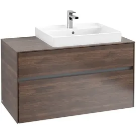 Villeroy & Boch Collaro Waschbeckenunterschrank 100 x 55 cm Arizona Oak