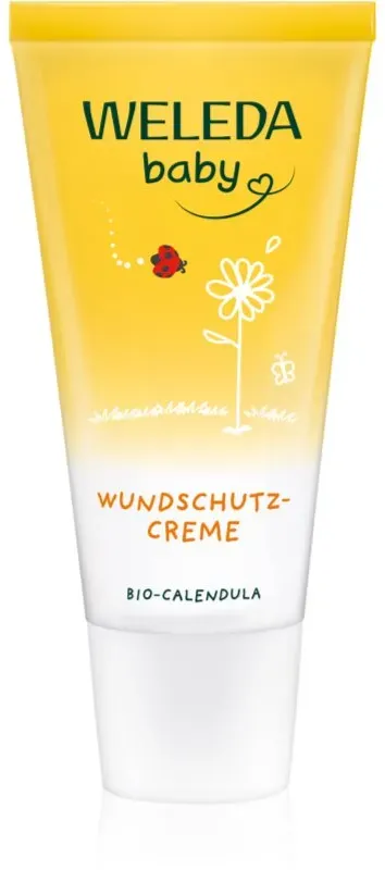 Weleda Baby Ringelblumensalbe für den Windelbereich zum Schutz der Haut für Kinder Calendula 30 ml