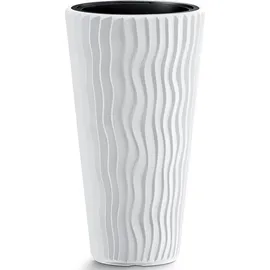 Prosperplast Sandy Slim Ø 39 x 70,8 cm Weiß