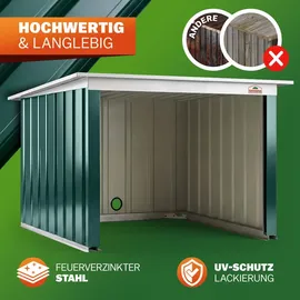 Gardebruk Mährobotergarage Pultdach Metall 89x90x54cm