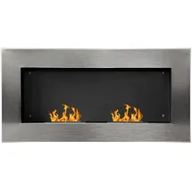 Homcom Gelkamin Silber