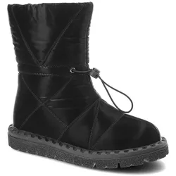 Schwarze Schneeschuhe Artiker Gefütterte Damenschuhe, 37