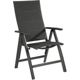 Outdoor Edge Livorno Gartenstuhl 68 x 60 x 110 cm anthrazit 250.001104