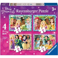 Ravensburger Puzzles Disney Prinses, 4in1 (24 Teile)