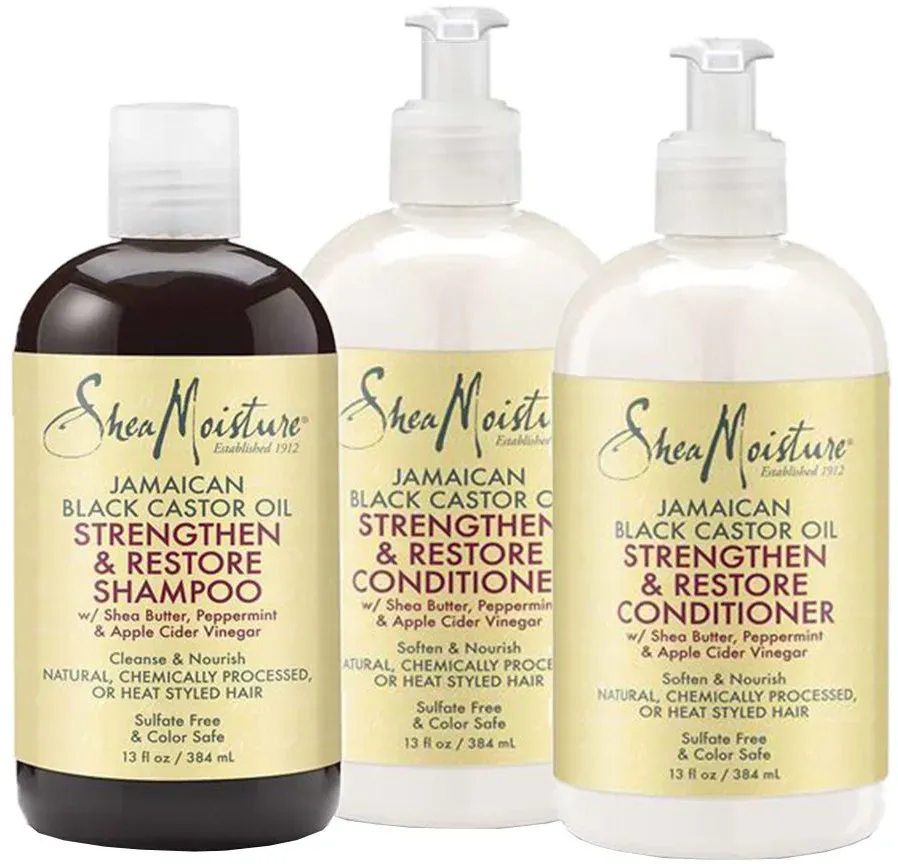 SheaMoisture jamaican Black Castor Oil Bundle