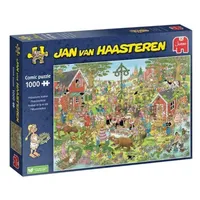 JUMBO Spiele Jumbo 1110100029 - Jan van Haasteren Mittsommerfest, Comic-Puzzle, 1000 Teile