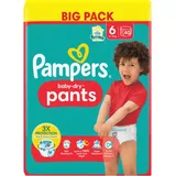 Pampers Pampers® Windeln baby-dryTM BIG PACK Größe Gr.6 (14-19 kg) für Kids und Teens (4-12 Jahre), 40 St.