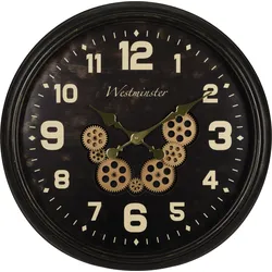 Wanduhr - schwarz