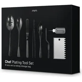 MikaMax Chef Plating Tool Set Kochbesteck, Schwarz
