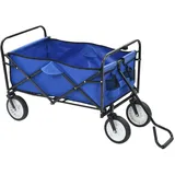 vidaXL Klappbarer Handwagen blau