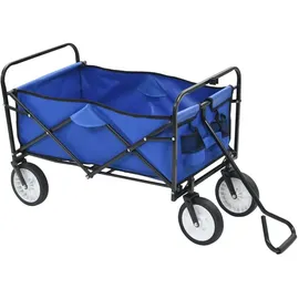 vidaXL Klappbarer Handwagen blau